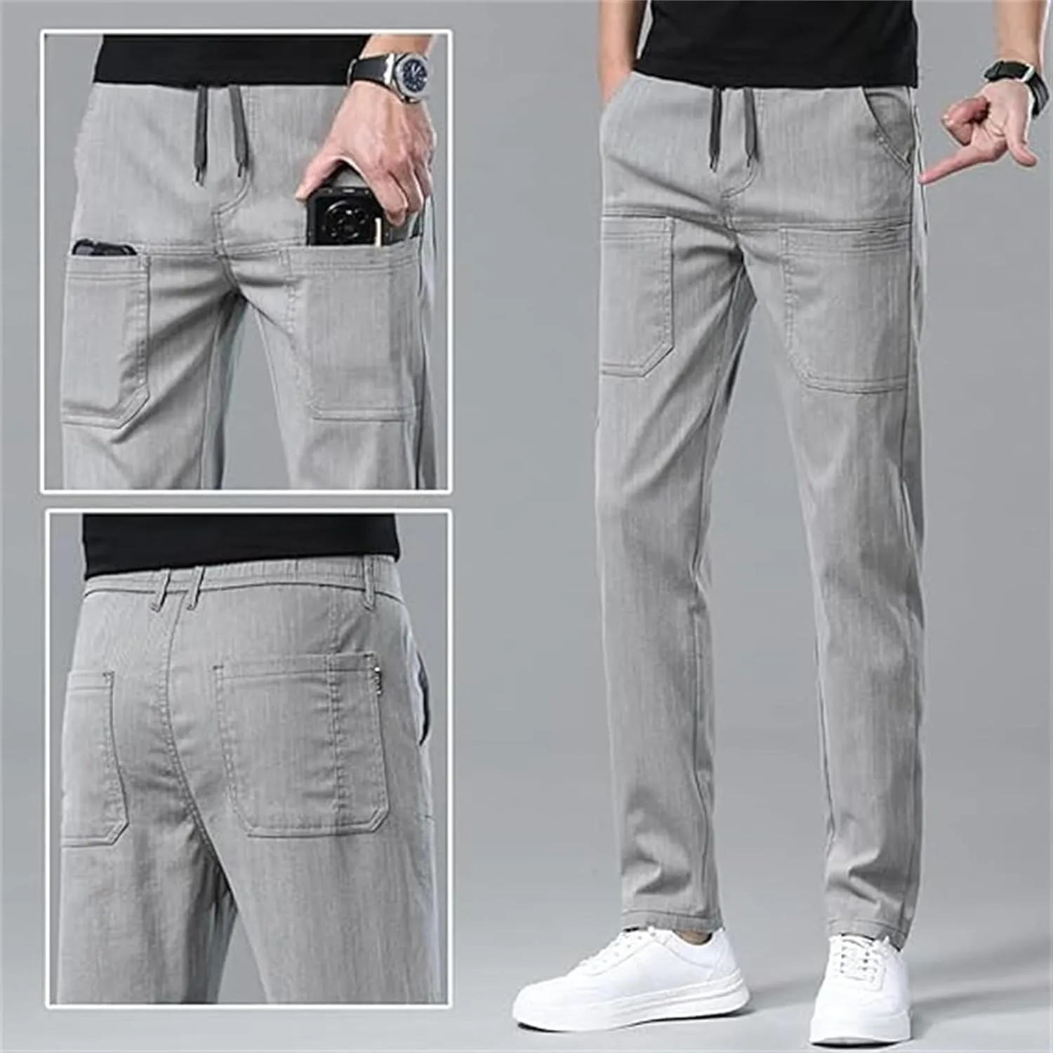 Acegents Cargo Pants, Acegents Mens Pants, Waterproof Stretch Multi-Pocket Cargo Pants