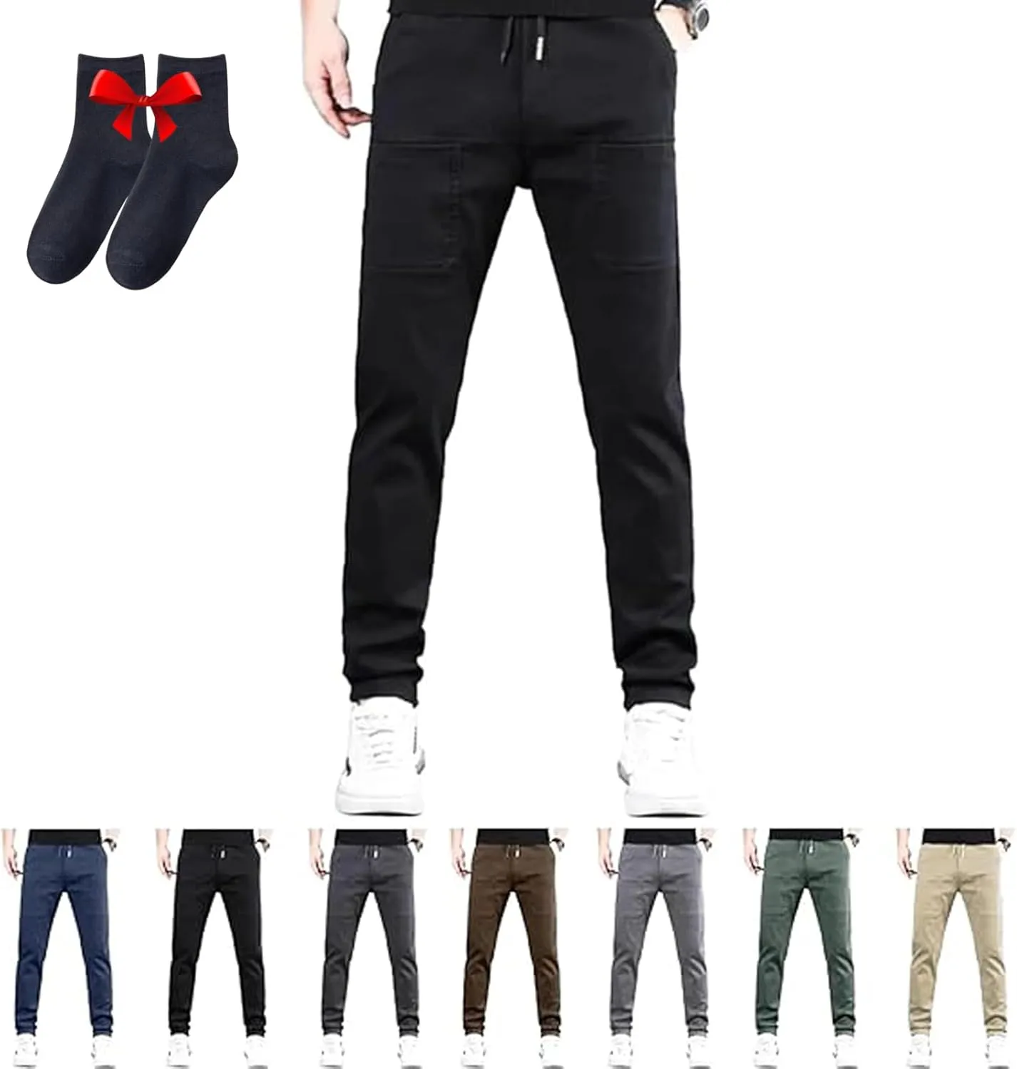Acegents Cargo Pants, Acegents Mens Pants, Waterproof Stretch Multi-Pocket Cargo Pants