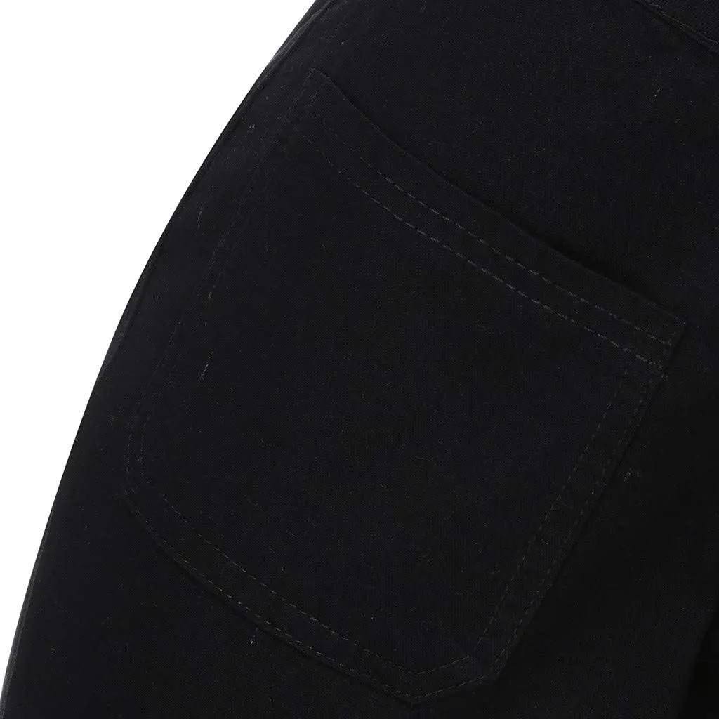 AMIMOJY Bell Bottom Jeans for Women High Waisted Stretch Flare Pants 5 Button Skinny Boot Cut Jean
