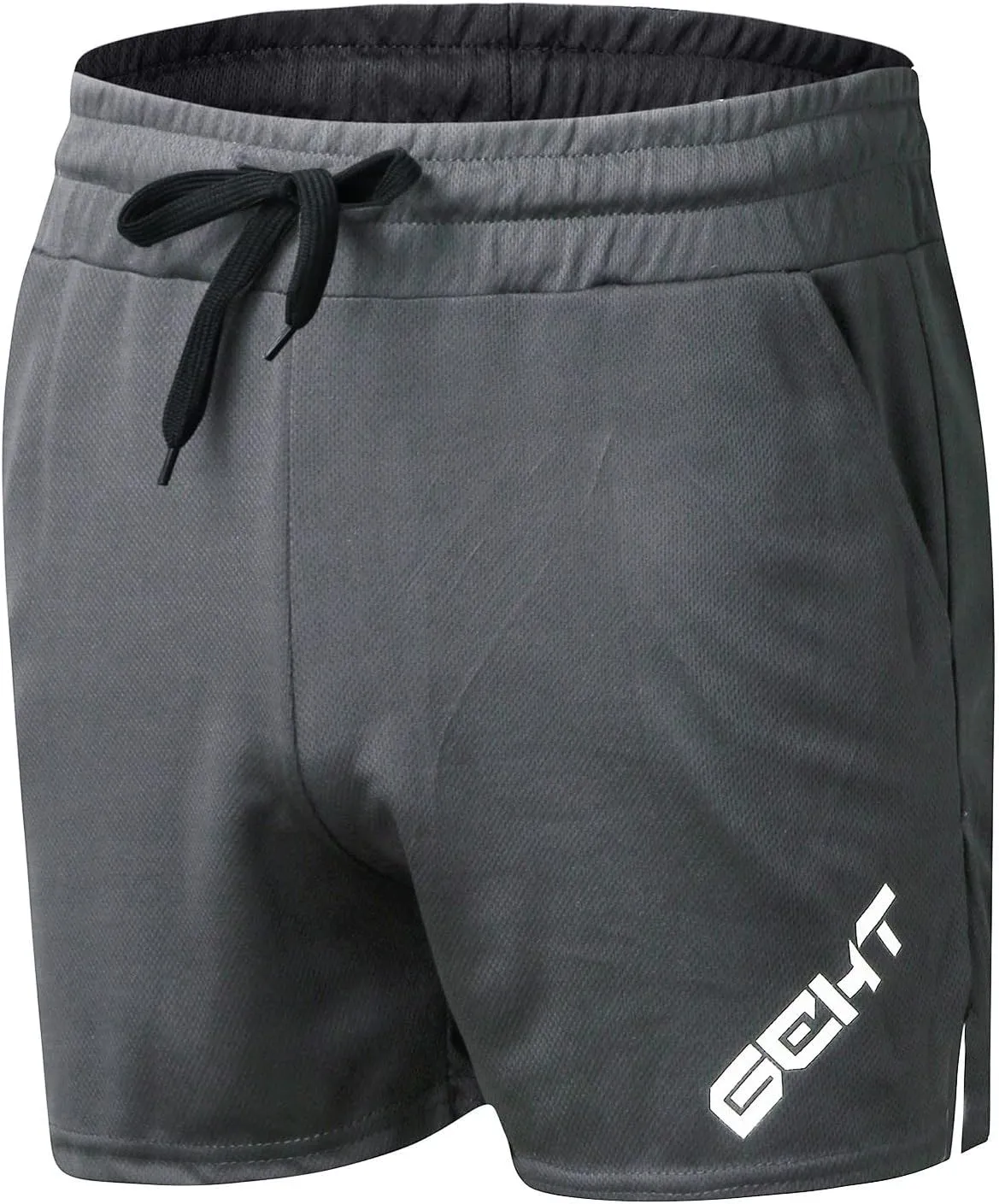 Athletic Shorts for Men, Mens Workout Athletic Shorts 5 inch Bodybuilding Running Shorts Lightweight Sports Gym Shorts