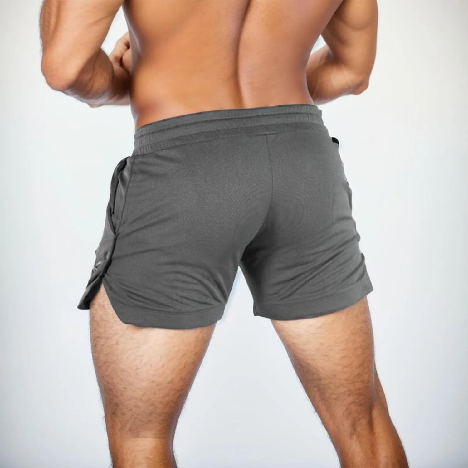 Athletic Shorts for Men, Mens Workout Athletic Shorts 5 inch Bodybuilding Running Shorts Lightweight Sports Gym Shorts