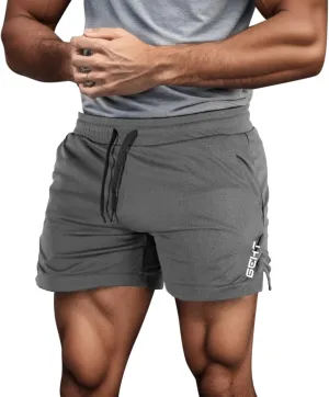 Athletic Shorts for Men, Mens Workout Athletic Shorts 5 inch Bodybuilding Running Shorts Lightweight Sports Gym Shorts