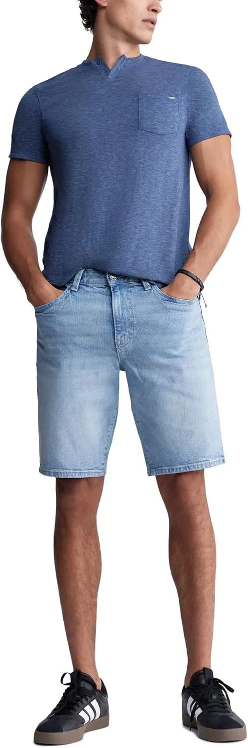 Buffalo David Bitton Men's Relaxed Straight Dean Denim Shorts