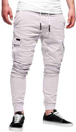 Cargo Pants for Men Big and Tall, Chino Cargo Pants for Men Workout Sweatpants Casual Long Trousers Men's Cargo Pants