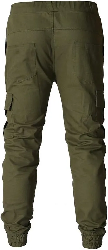 Cargo Pants for Men Big and Tall, Chino Cargo Pants for Men Workout Sweatpants Casual Long Trousers Men's Cargo Pants