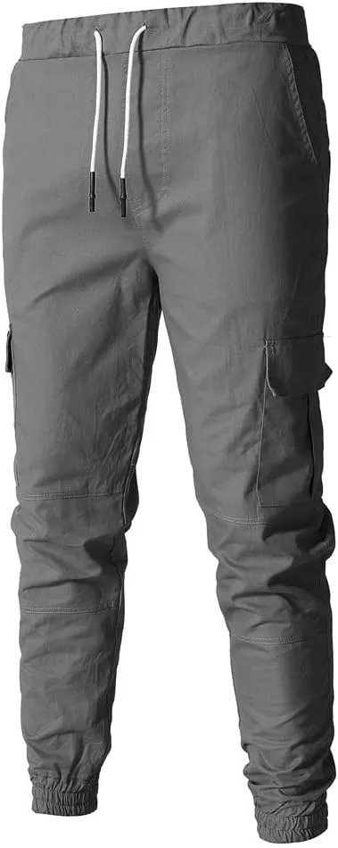 Cargo Pants for Men Big and Tall, Chino Cargo Pants for Men Workout Sweatpants Casual Long Trousers Men's Cargo Pants
