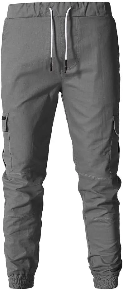 Cargo Pants for Men Big and Tall, Chino Cargo Pants for Men Workout Sweatpants Casual Long Trousers Men's Cargo Pants