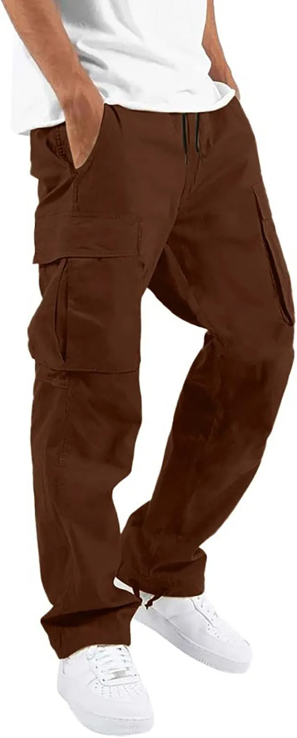Cargo Pants for Men Relaxed Fit Mens Cargo Pants Tactical Pant Hiking Jogger Multi Pocket Cargo Pants for Men Joggers