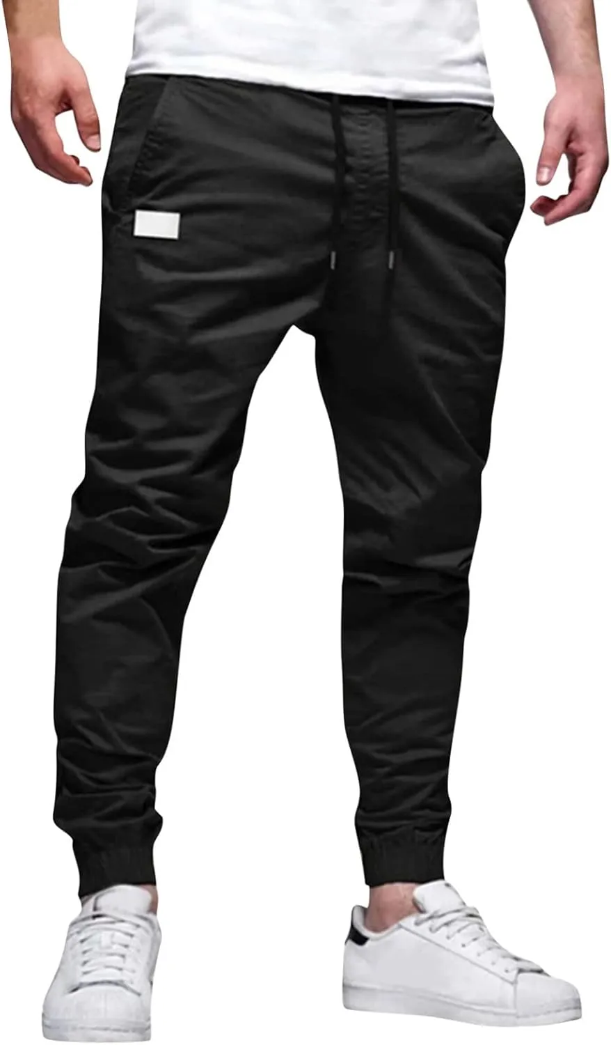 Cargo Pants for Men,Mens Fashion Hip Hop Pants Sweatpant Casual Long Pants Gym Sweatpants Trousers Long Pant