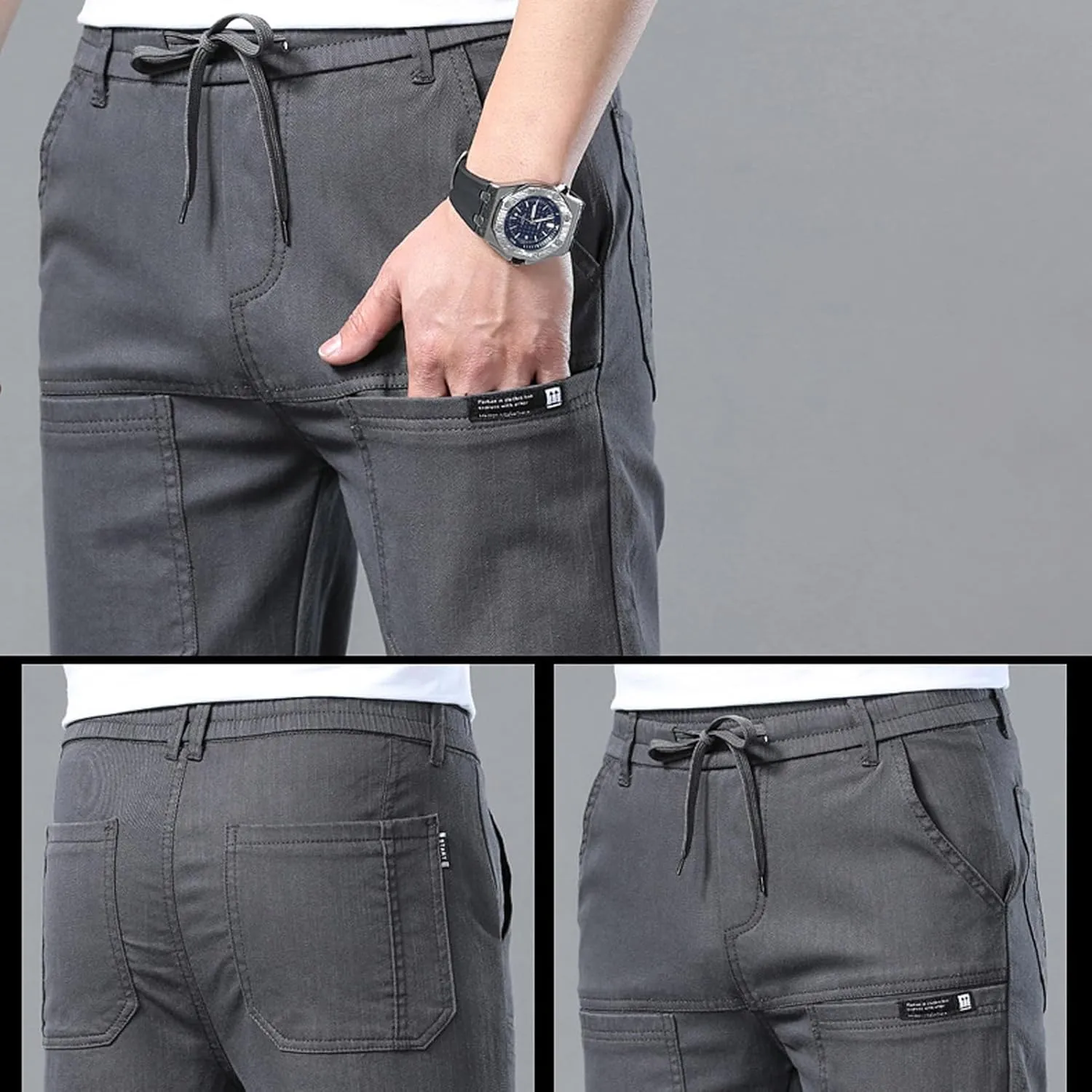 Cargo Pants, High Stretch Multi-Pocket Durable Cargo Pants for Men