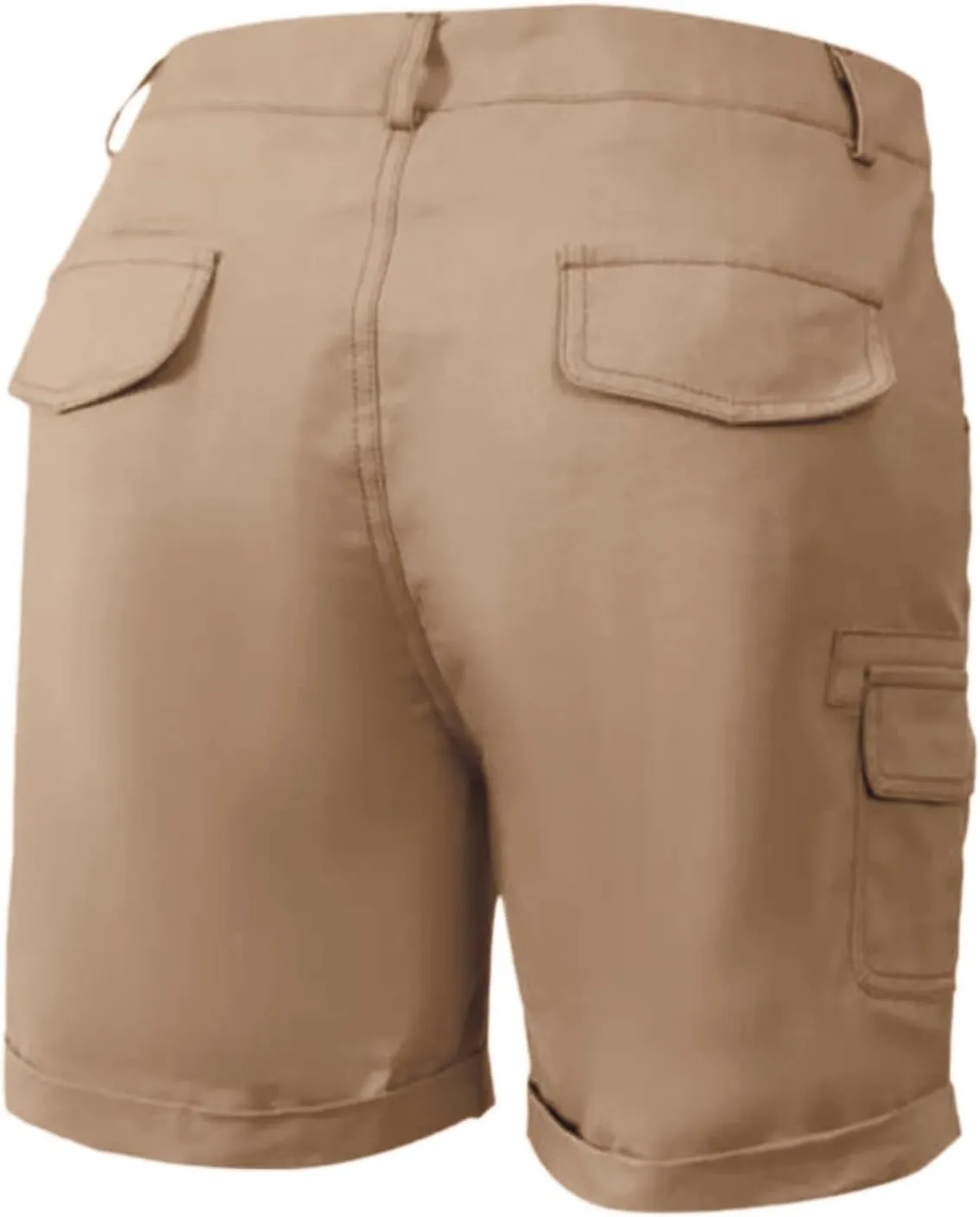 Cargo Shorts Women High Waisted Casual Pull On Hiking Shorts Lightweight Plus Size Summer Loose Fit Short Pants Clothes