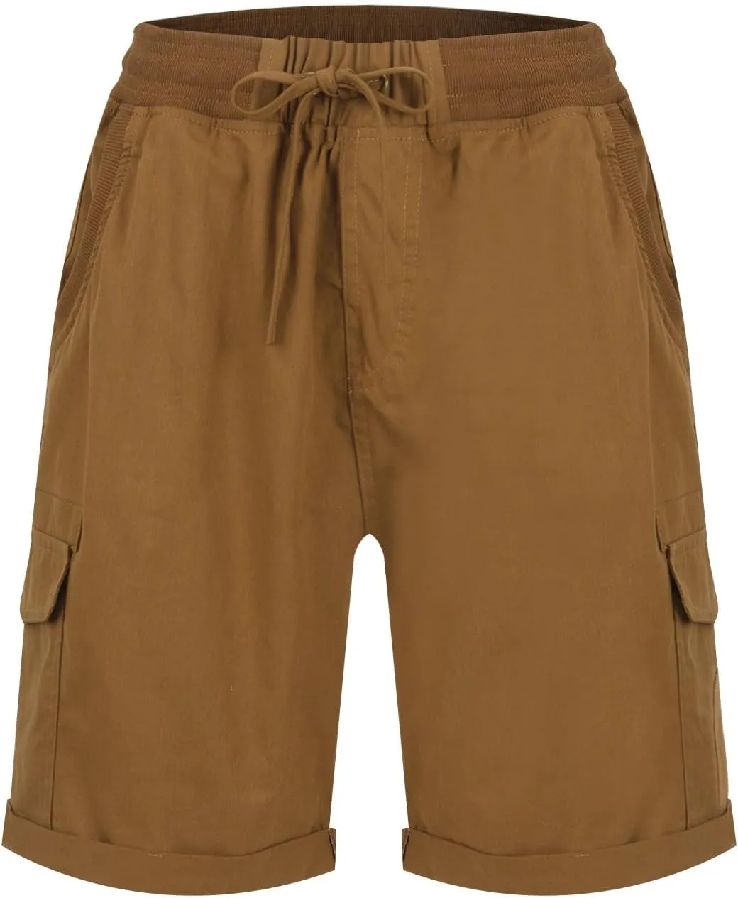 Cargo Shorts Women Summer Casual High Waisted Drawstring Hiking Shorts Baggy Trendy Athletic Shorts with Pockets