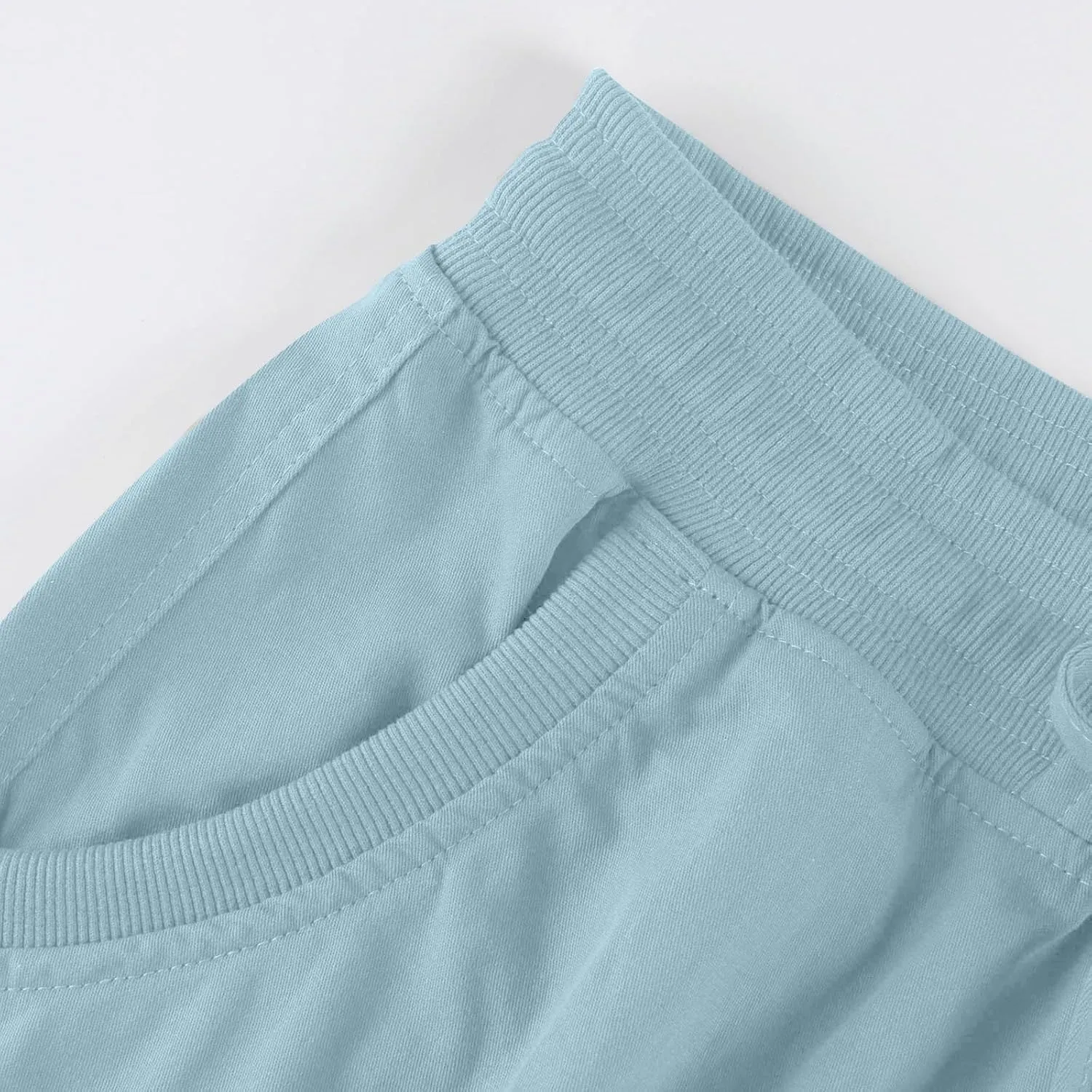 Cargo Shorts Women Summer Casual High Waisted Drawstring Hiking Shorts Baggy Trendy Athletic Shorts with Pockets