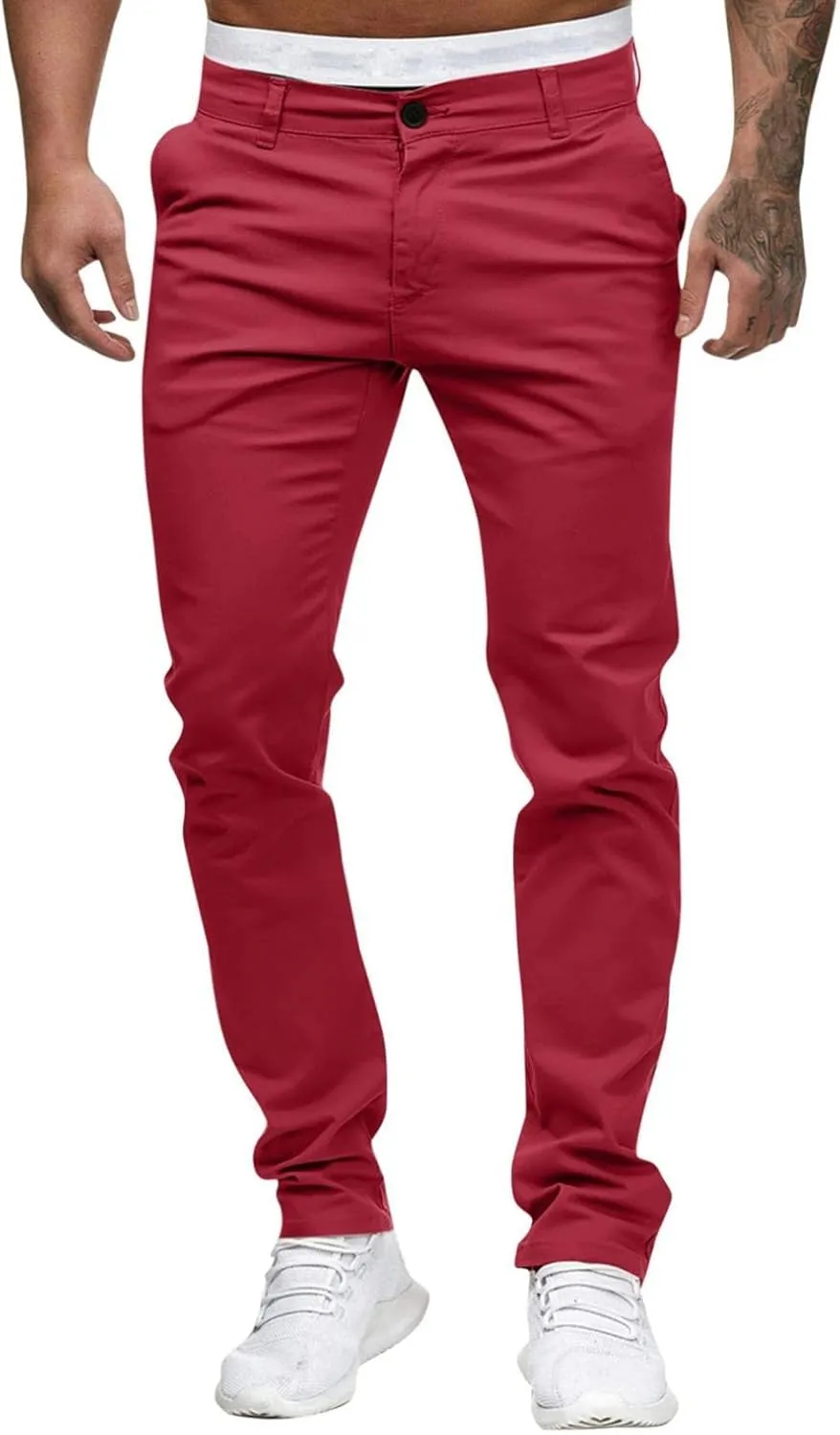 Cathalem Mens Sweatpants,Men's Slim Fit Joggers Pants Athletic Trousers Workout Tapered Sweatpants Running Pants with Pockets