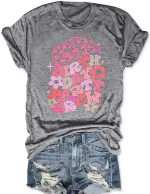 Country Music Women Tops Funny Graphic T-Shirt Cute Tops for Women Vintage Graphic Tees Letter Shirts for Women