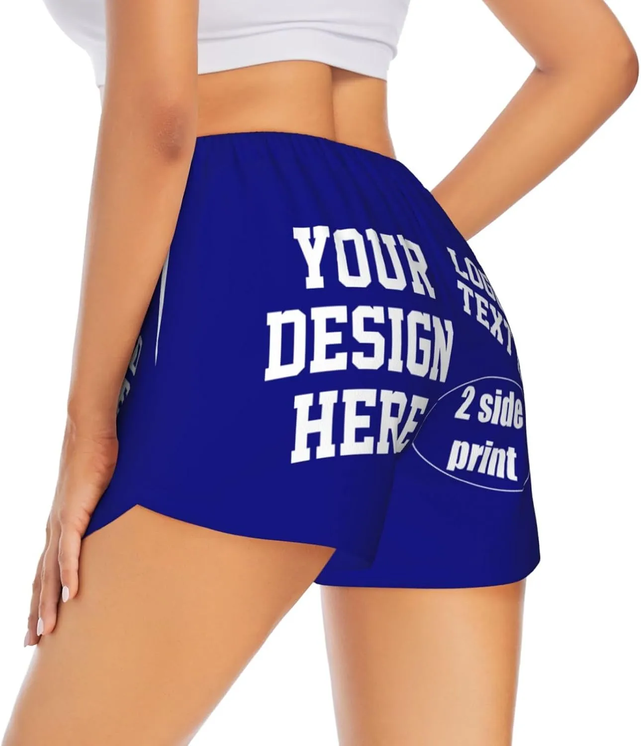 Custom Running Shorts Personalized Photos and Text for You Custom Yoga Shorts for Women Custom Sweat Shorts