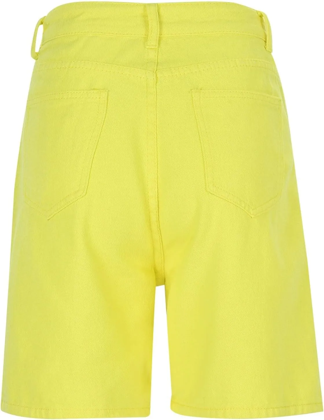 Denim Bermuda Shorts for Women Y2k High Rise Knee Length Jean Shorts Summer Loose Fit Straight Leg Zip Lounge Shorts