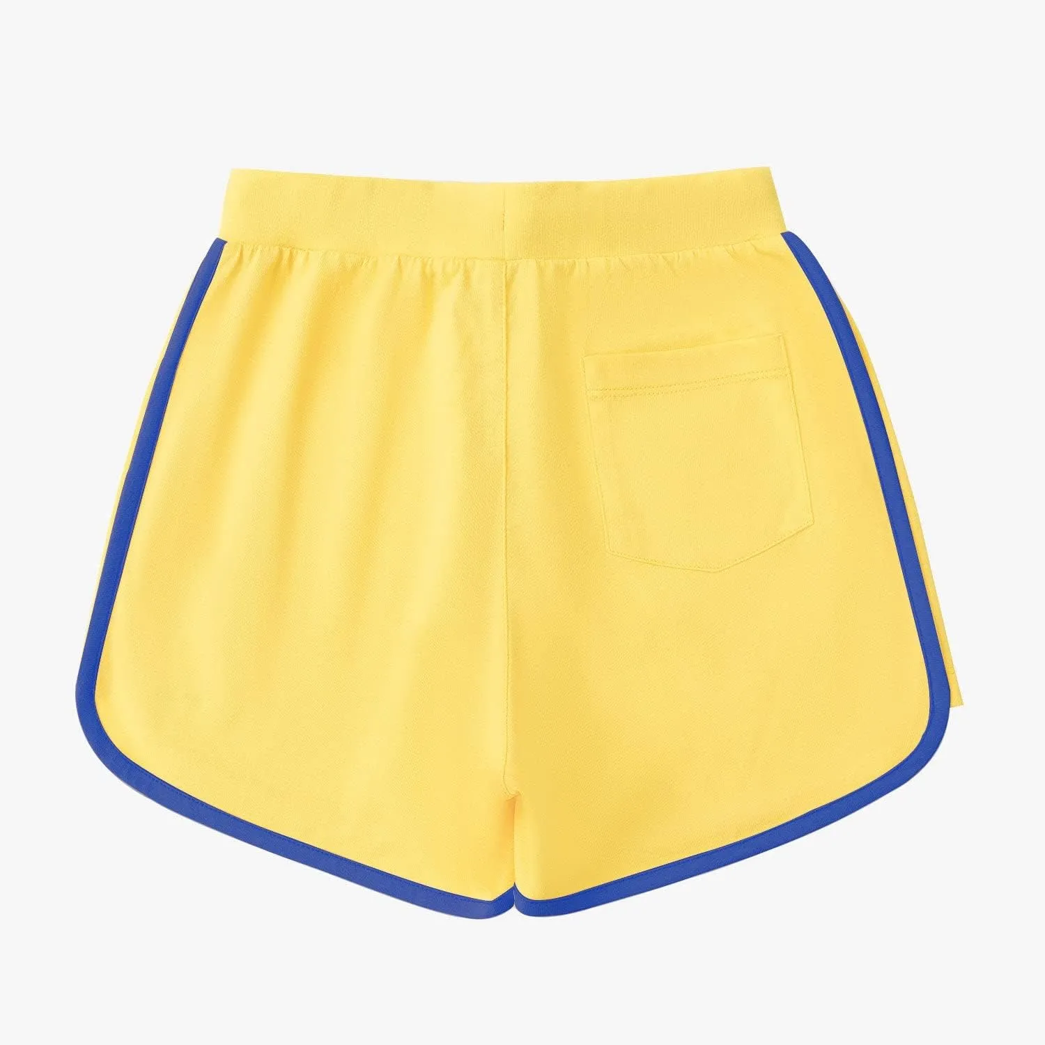 Girls Active Cotton Shorts Summer Running Athletic Elastic Waist Sweat Shorts Workout Gym Short for Girl