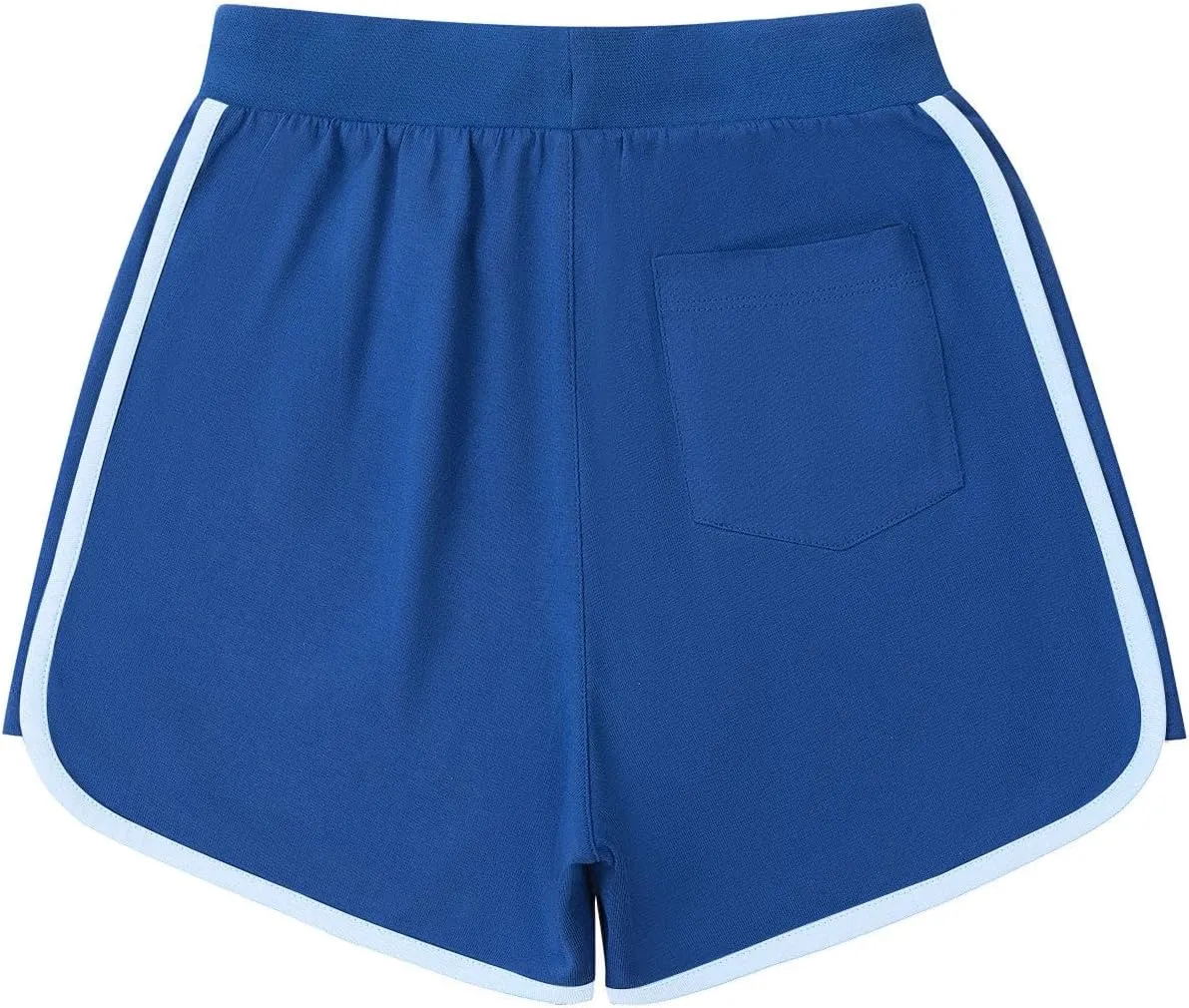 Girls Active Cotton Shorts Summer Running Athletic Elastic Waist Sweat Shorts Workout Gym Short for Girl