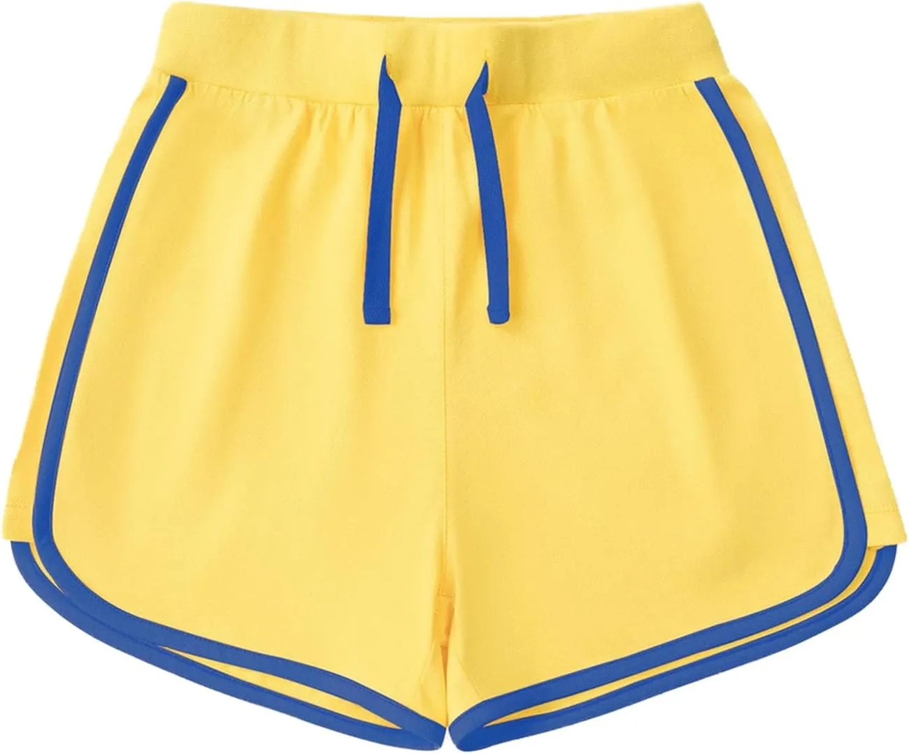Girls Active Cotton Shorts Summer Running Athletic Elastic Waist Sweat Shorts Workout Gym Short for Girl
