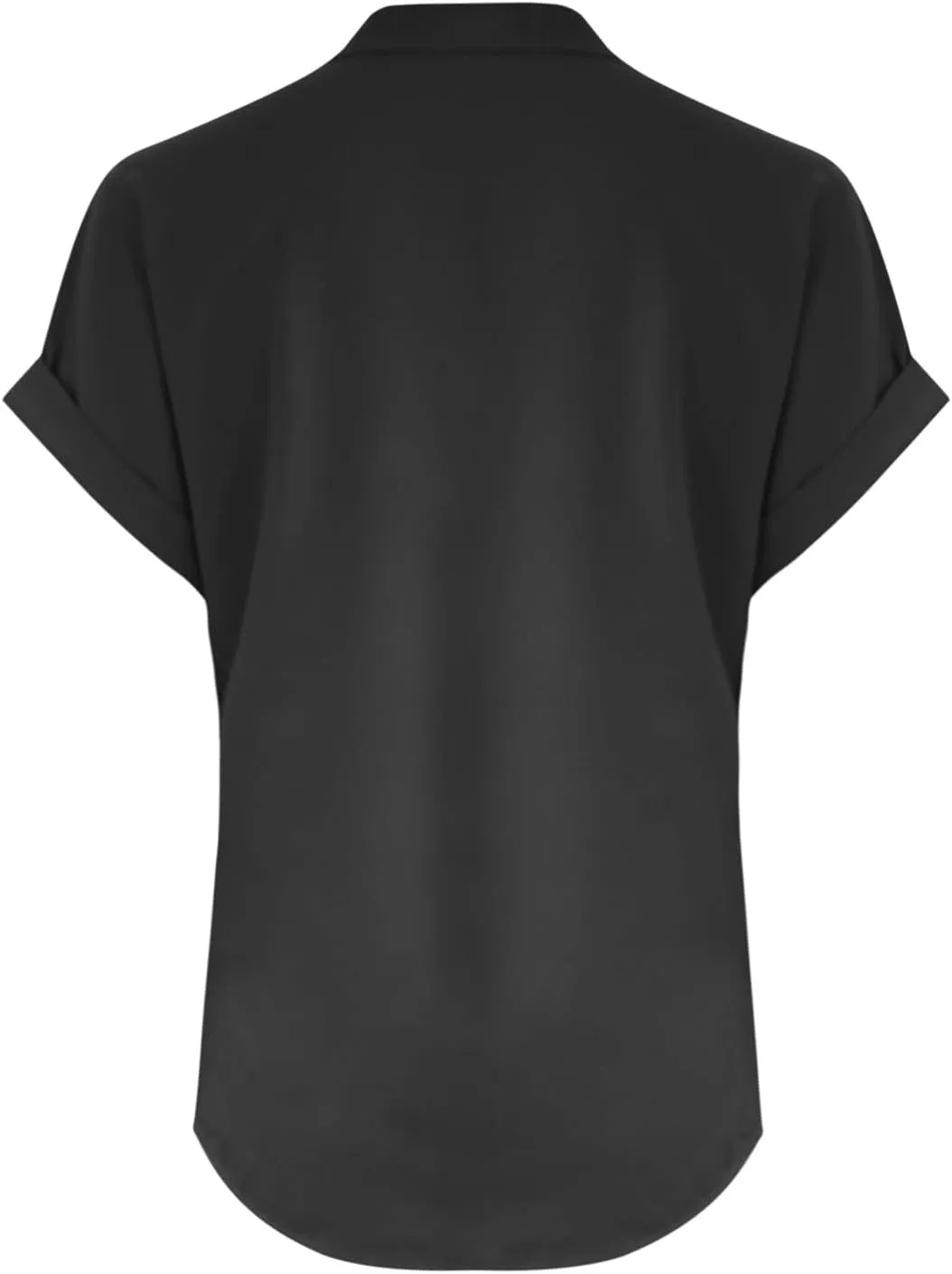 GOKKILRW Linen Shirts for Women V Neck Lightweight Gauze Blouse Short Sleeve Office Work Tops Hippie Vacation Beach T-Shirts
