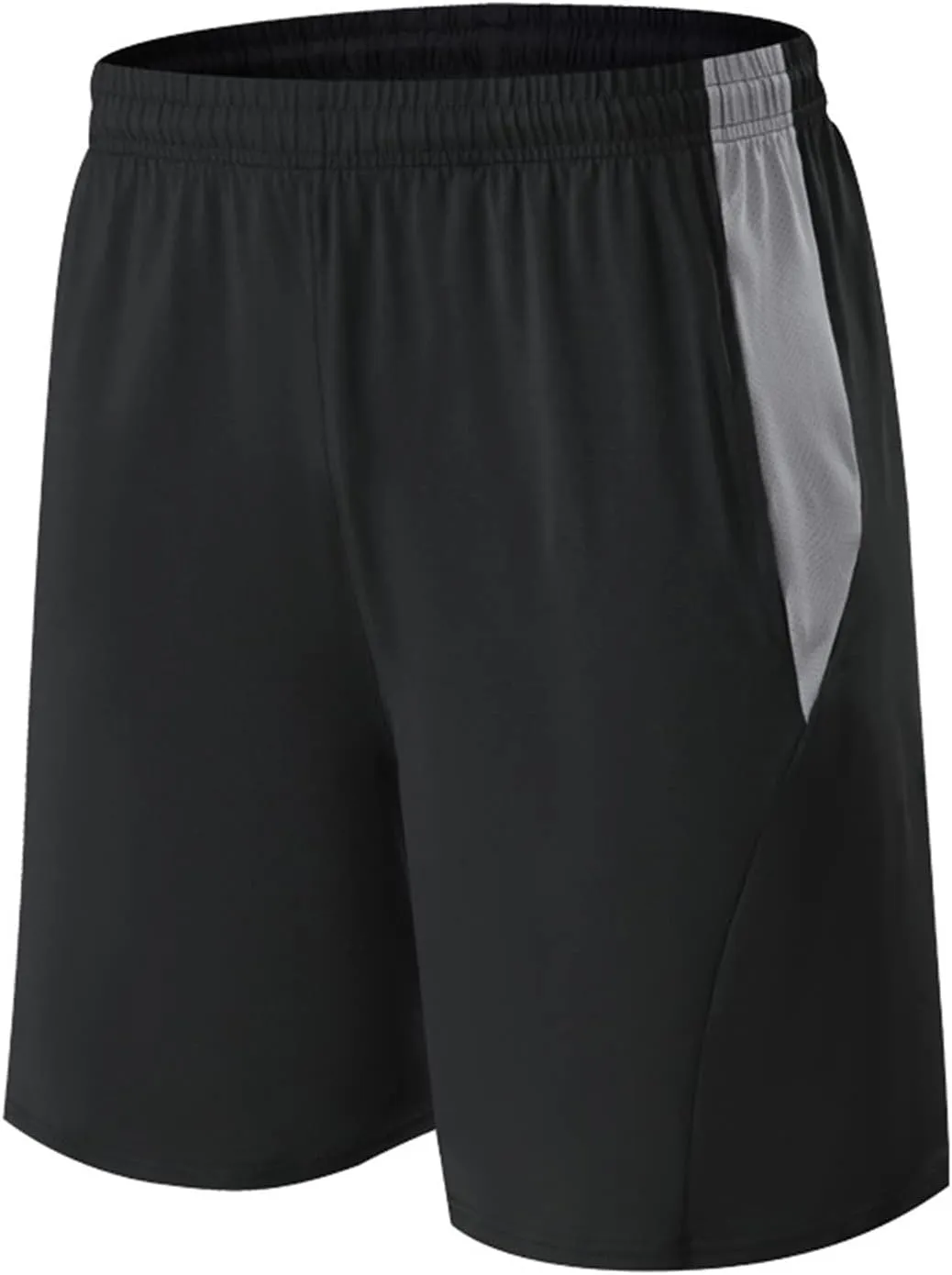 GOKKILRW Mens Athletic Shorts Running Mens Soccer Shorts 9" Mesh Basketball Shorts Active Gym Shorts with Pockets Lightweight