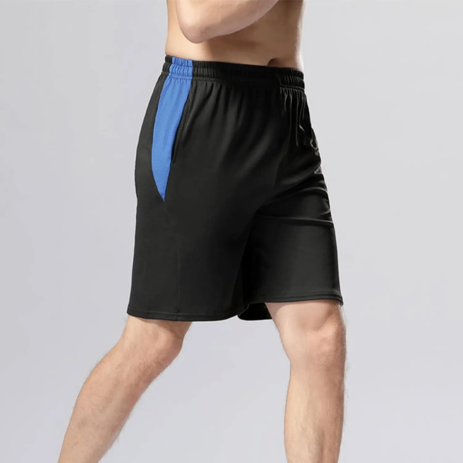 GOKKILRW Mens Athletic Shorts Running Mens Soccer Shorts 9" Mesh Basketball Shorts Active Gym Shorts with Pockets Lightweight