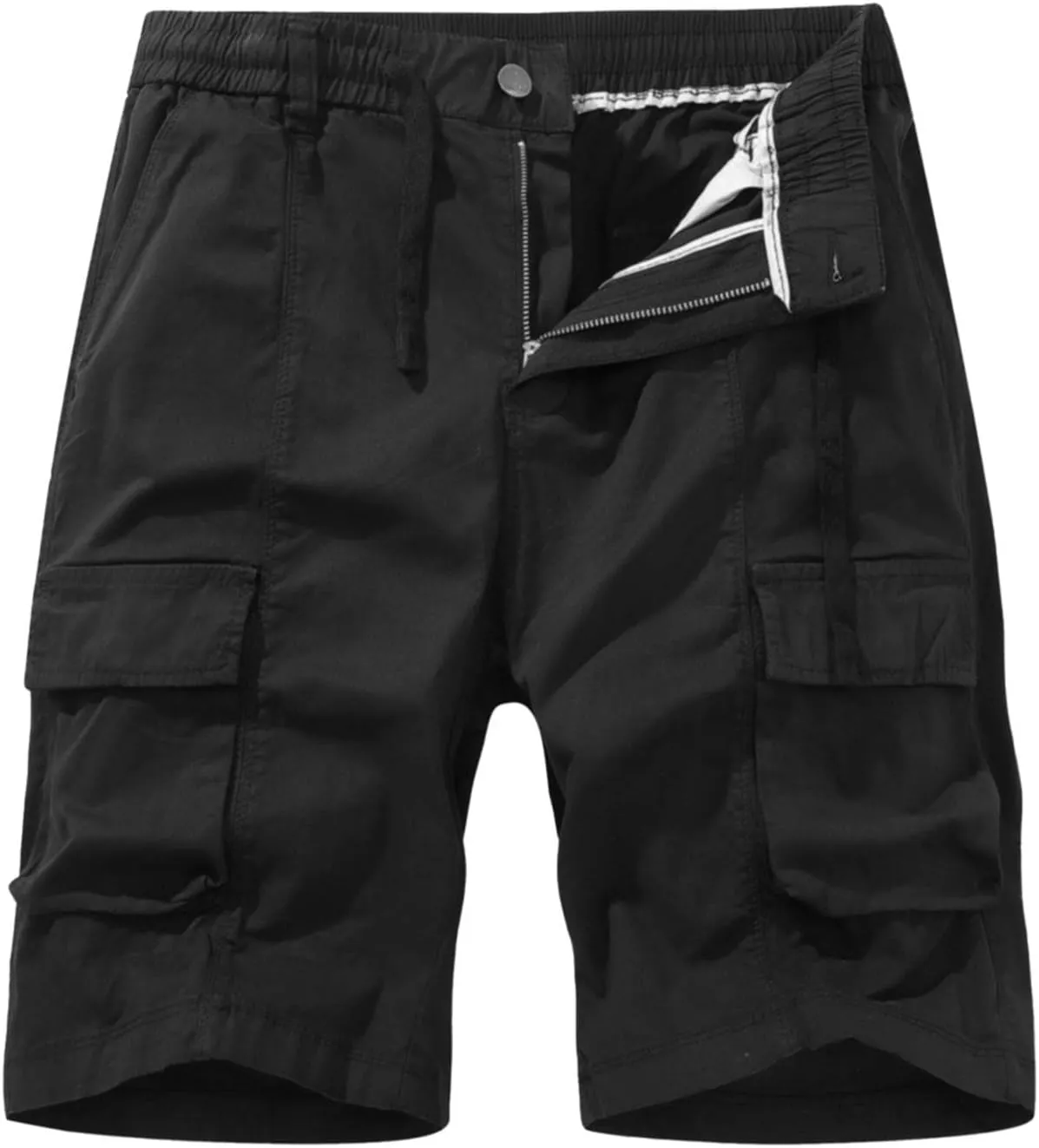 GOKKILRW Mens Cargo Shorts Casual Quick Dry Outdoor Hiking Shorts Summer Street Tactical Utility Ripstop Lightweight Shorts