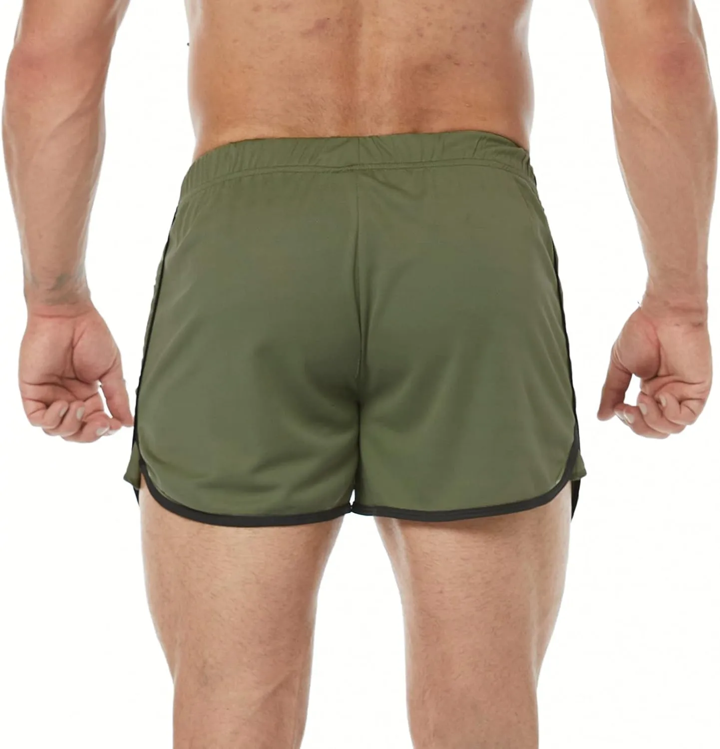 Gym Shorts Men, Men's 2 in 1 Running Shorts 3" Quick Dry Bodybuilding Weightlifting Athletic Workout Shorts for Men