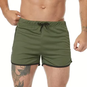 Gym Shorts Men, Men's 2 in 1 Running Shorts 3" Quick Dry Bodybuilding Weightlifting Athletic Workout Shorts for Men