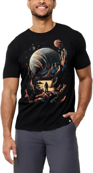 INTO THE AM Vintage Graphic Tees for Men S - 3XL Oversized Lightweight Retro Faded Soft Wash T-Shirt