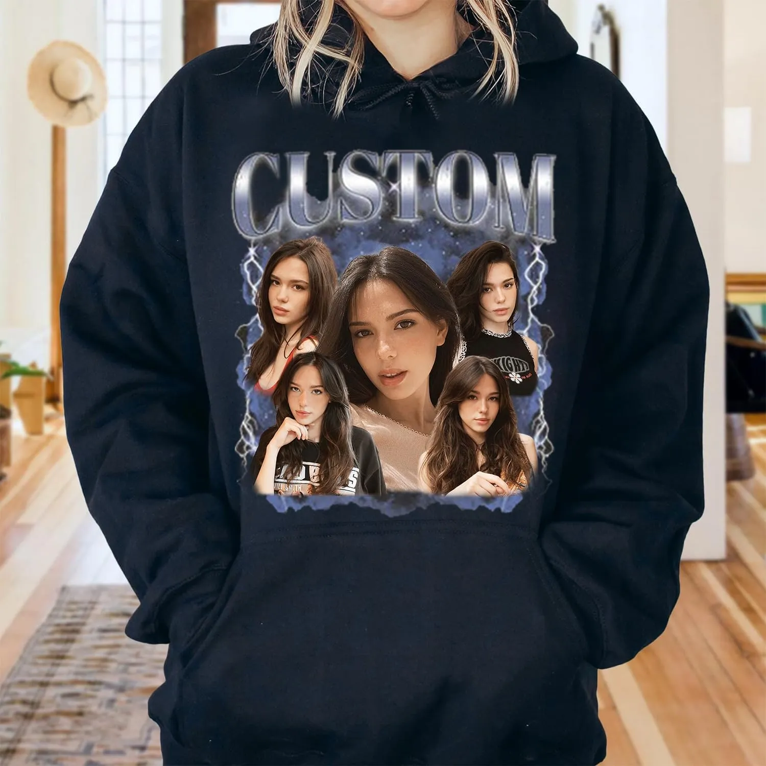 IZI POD Custom Bootleg Rap Tee Shirts, Custom Graphic Tees, Vintage Shirt
