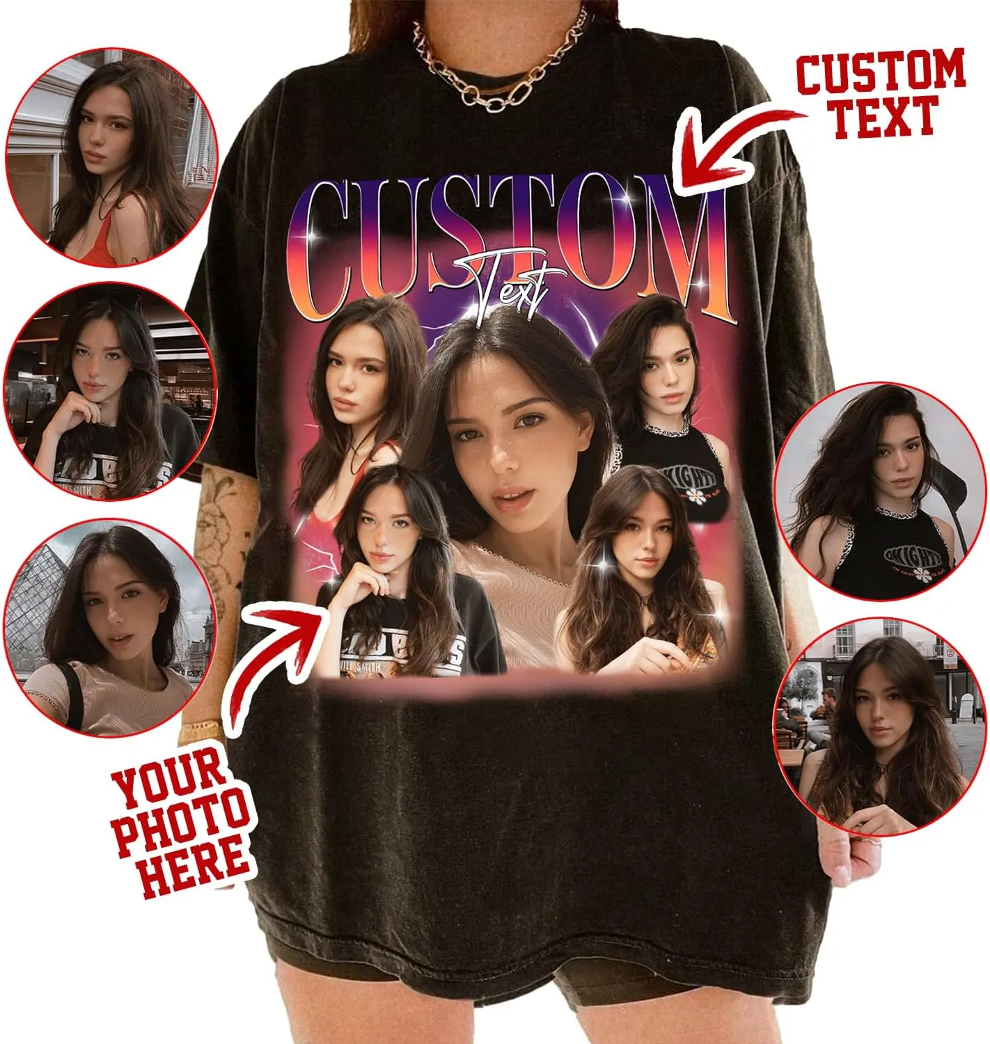 IZI POD Custom Bootleg Rap Tee Shirts, Custom Graphic Tees, Vintage Shirt