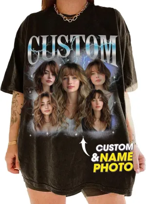 IZI POD Custom Bootleg Rap Tee Shirts, Custom Graphic Tees, Vintage Shirt