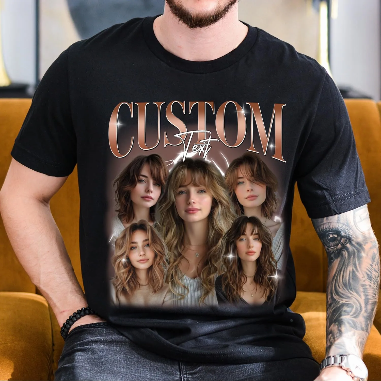 IZI POD Custom Bootleg Rap Tee Shirts, Custom Graphic Tees, Vintage Shirt