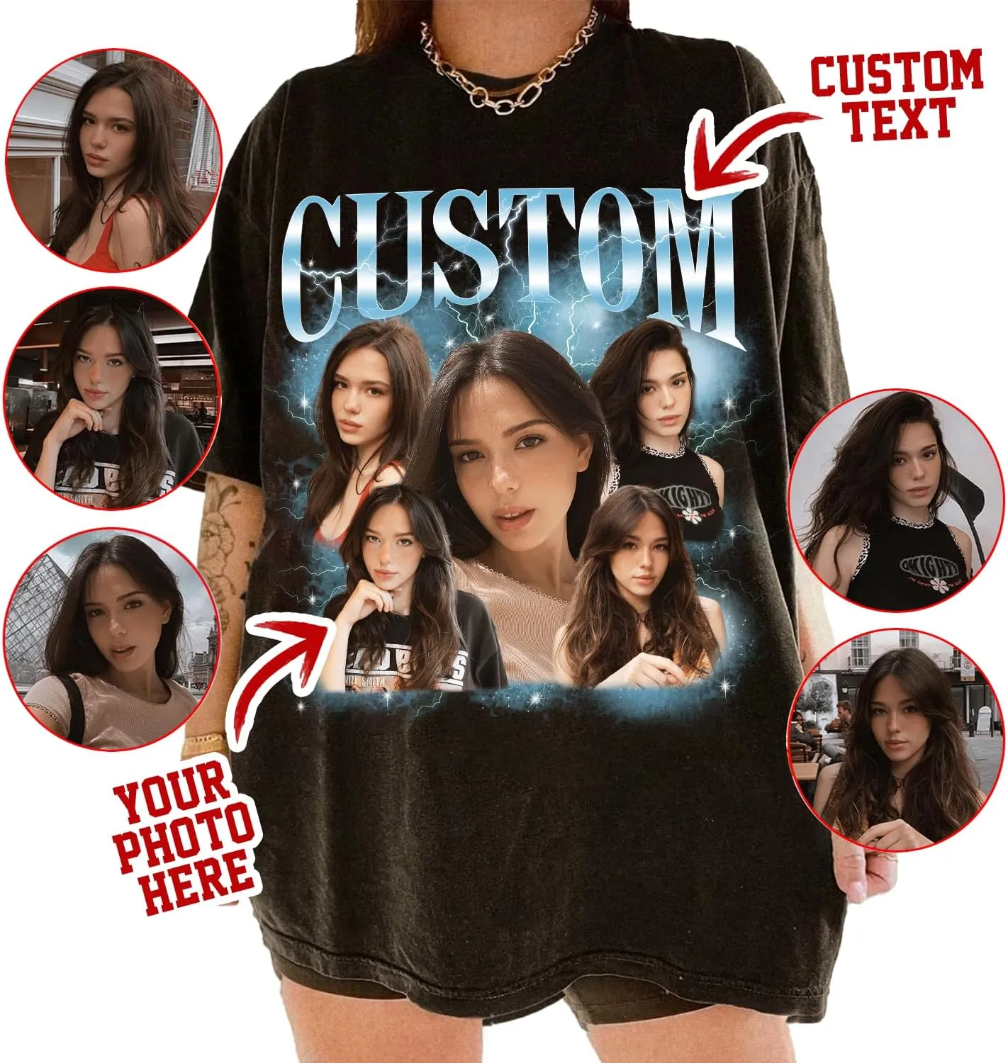 IZI POD Custom Bootleg Rap Tee Shirts, Custom Graphic Tees, Vintage Shirt