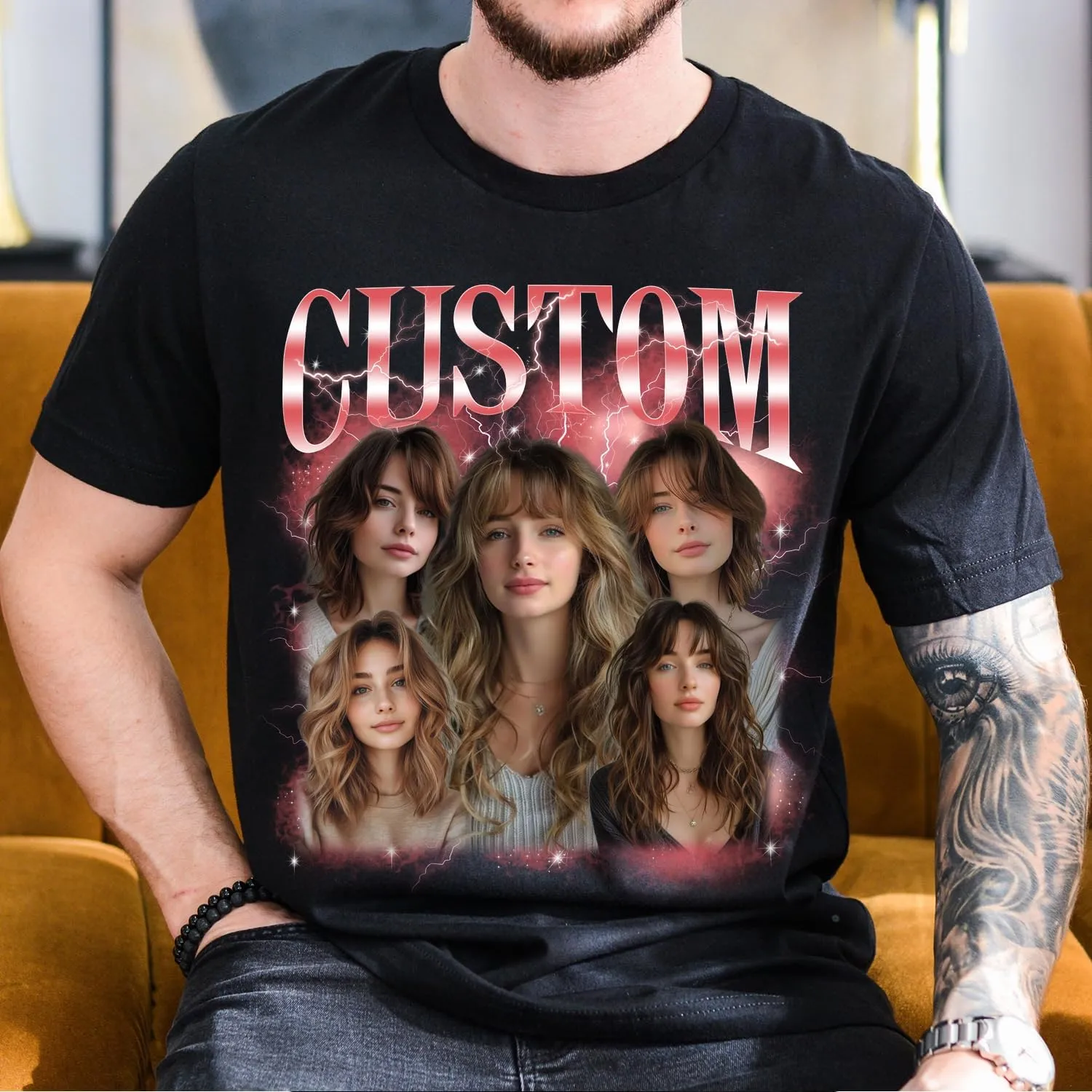IZI POD Custom Bootleg Rap Tee Shirts, Custom Graphic Tees, Vintage Shirt