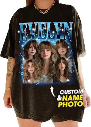 IZI POD Custom Bootleg Rap Tee Shirts, Custom Graphic Tees, Vintage Shirt