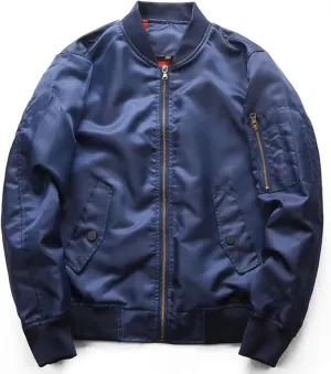 Jackets For Men Bomber Jacket Lightweight Flight Jacket Casual Softshell Fall Varsity Jacket Coat Windbreaker