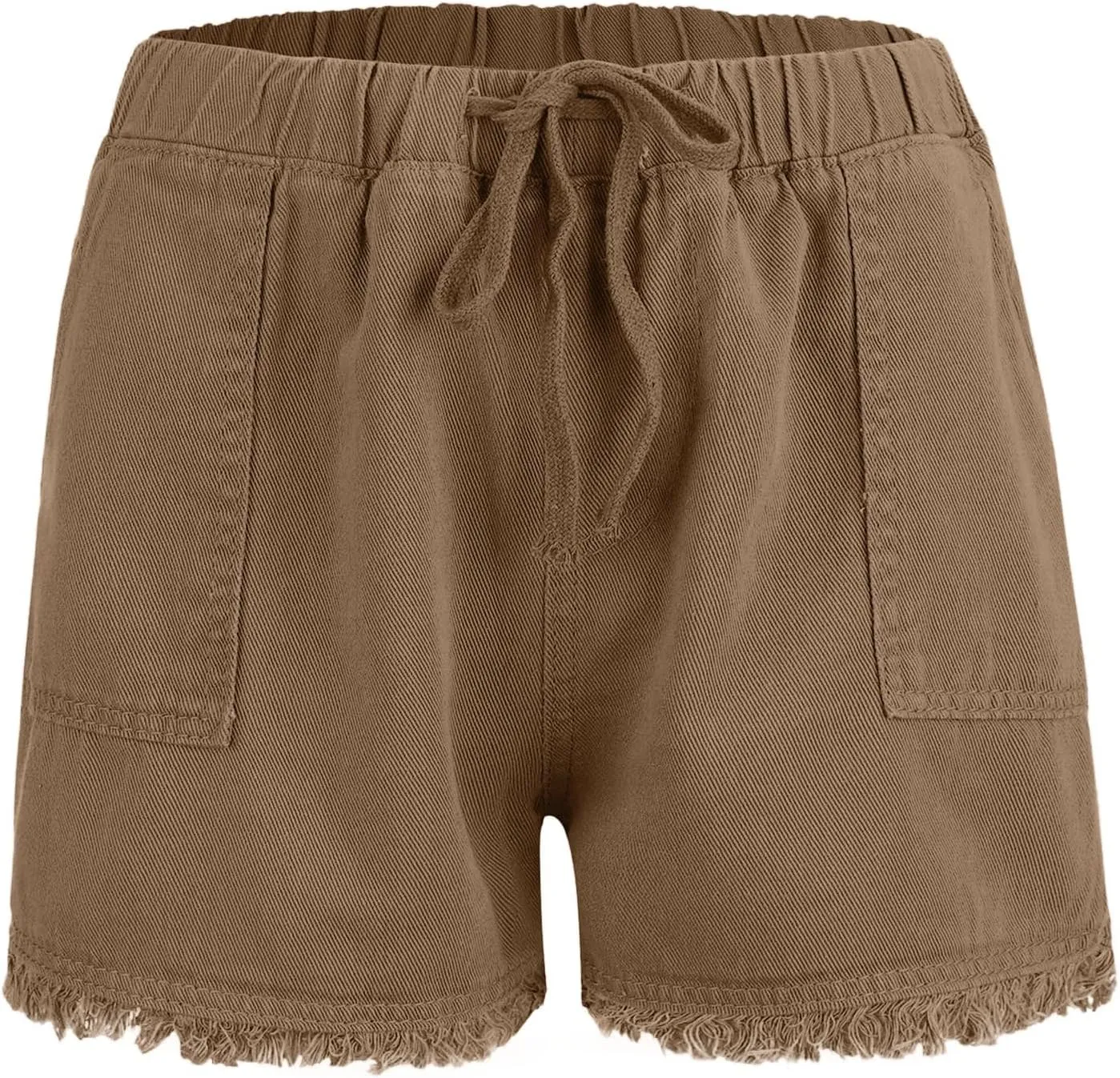 Jeans Shorts for Women Elastic High Waisted Stretchy Drawstring Slim Fit Casual Denim Shorts Lightweight Baggy Summer Jorts