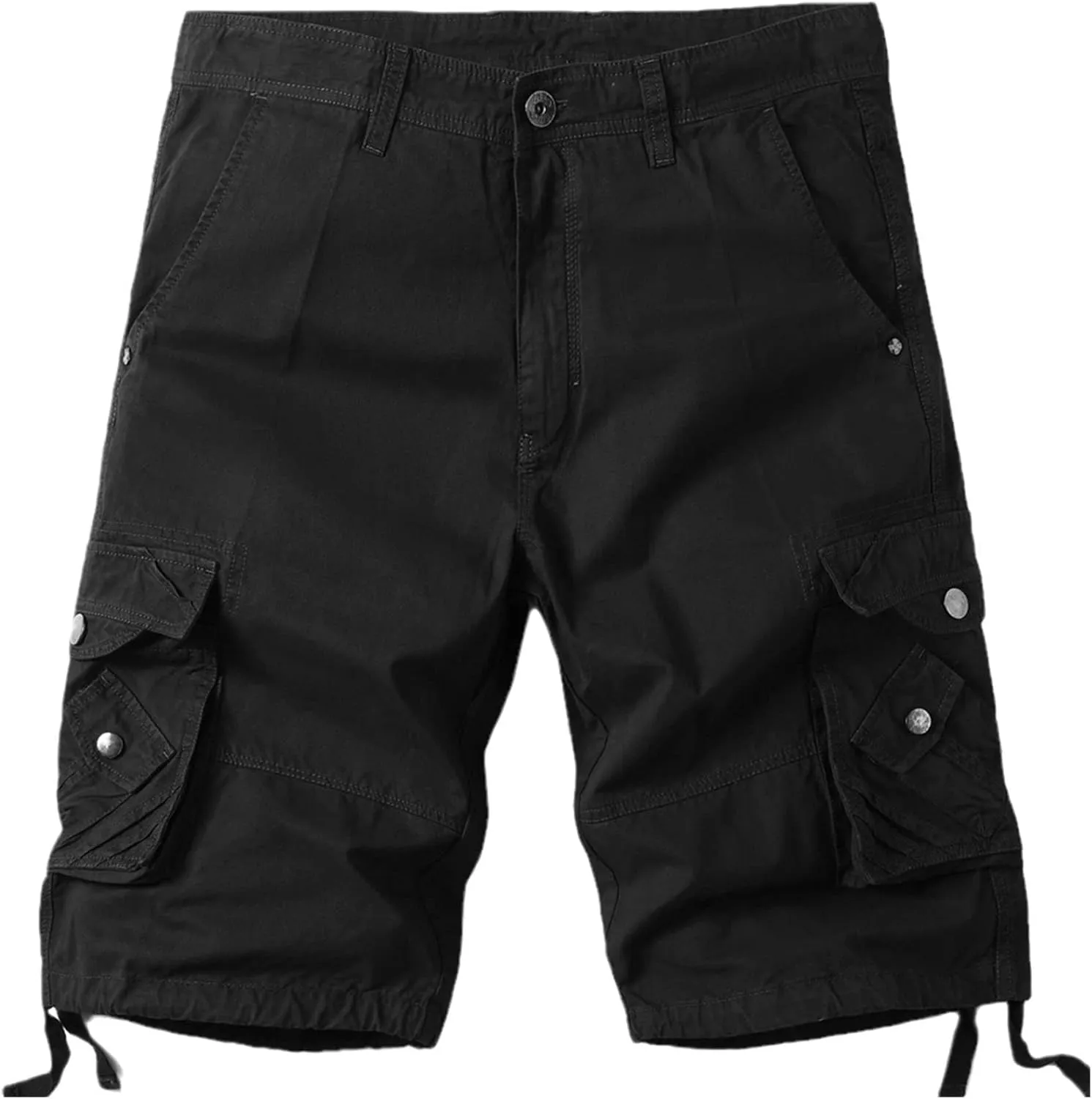 JEsilunmaMY Men's Multi Pocket Camo Cargo Shorts Relaxed Fit Outdoor Camouflage Shorts Casual Loose Cotton Military Shorts