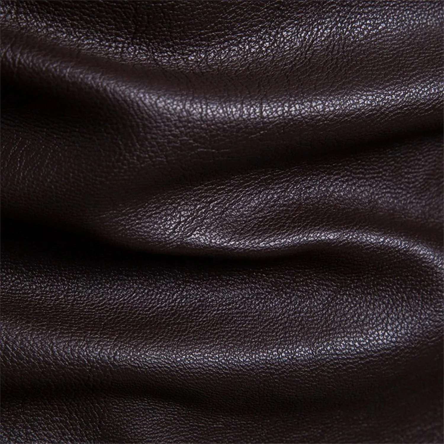JEsilunmaMY Men's Stand Collar Sherpa Leather Jacket Fleece Lined Slim Motorcycle Biker Coat Fall Winter Bomber Retro Outwear
