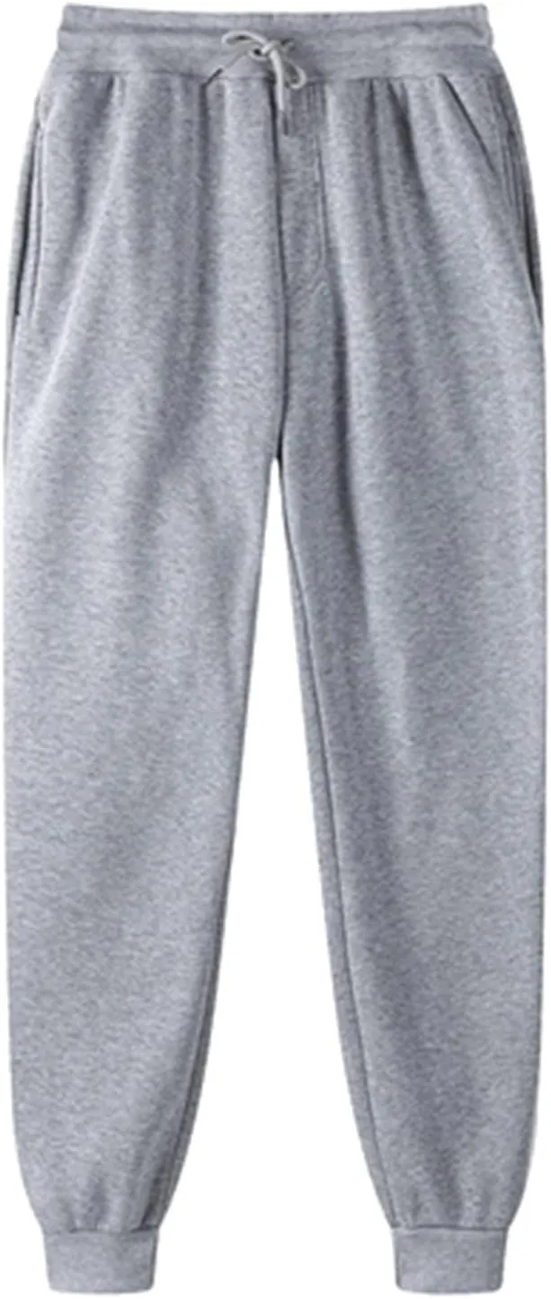 Joggers Pants for Women Elastic Waist Petite Sweatpant with Pockets Baggy Casual Athletic Workout Running Trousers