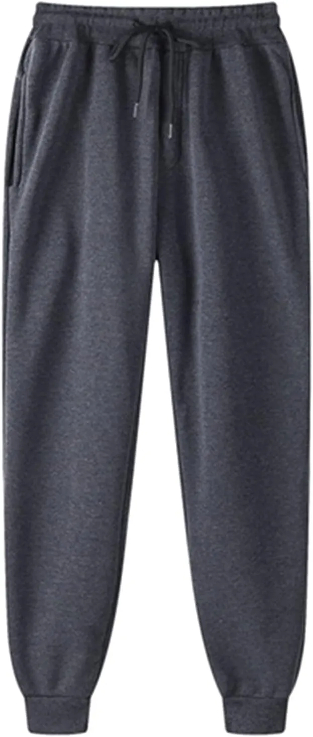 Joggers Pants for Women Elastic Waist Petite Sweatpant with Pockets Baggy Casual Athletic Workout Running Trousers