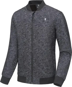 Little Donkey Andy Men's Fleece Bomber Jacket Lightweight Softshell Windbreaker Jacket Casual Spring Fall Coat