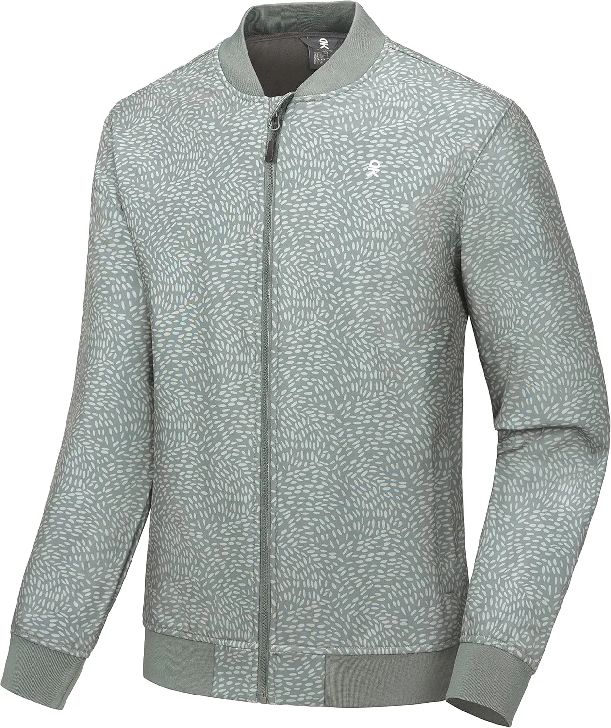 Little Donkey Andy Men's Fleece Bomber Jacket Lightweight Softshell Windbreaker Jacket Casual Spring Fall Coat