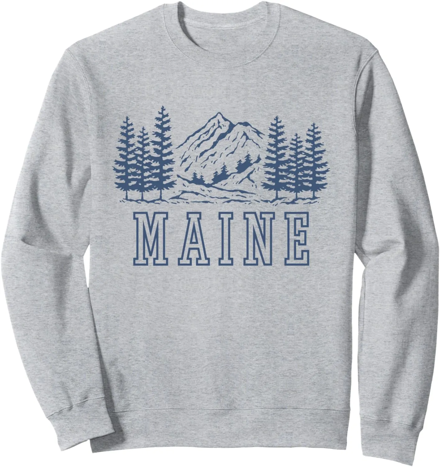 Maine Vintage Mountain Graphic Sweatshirt