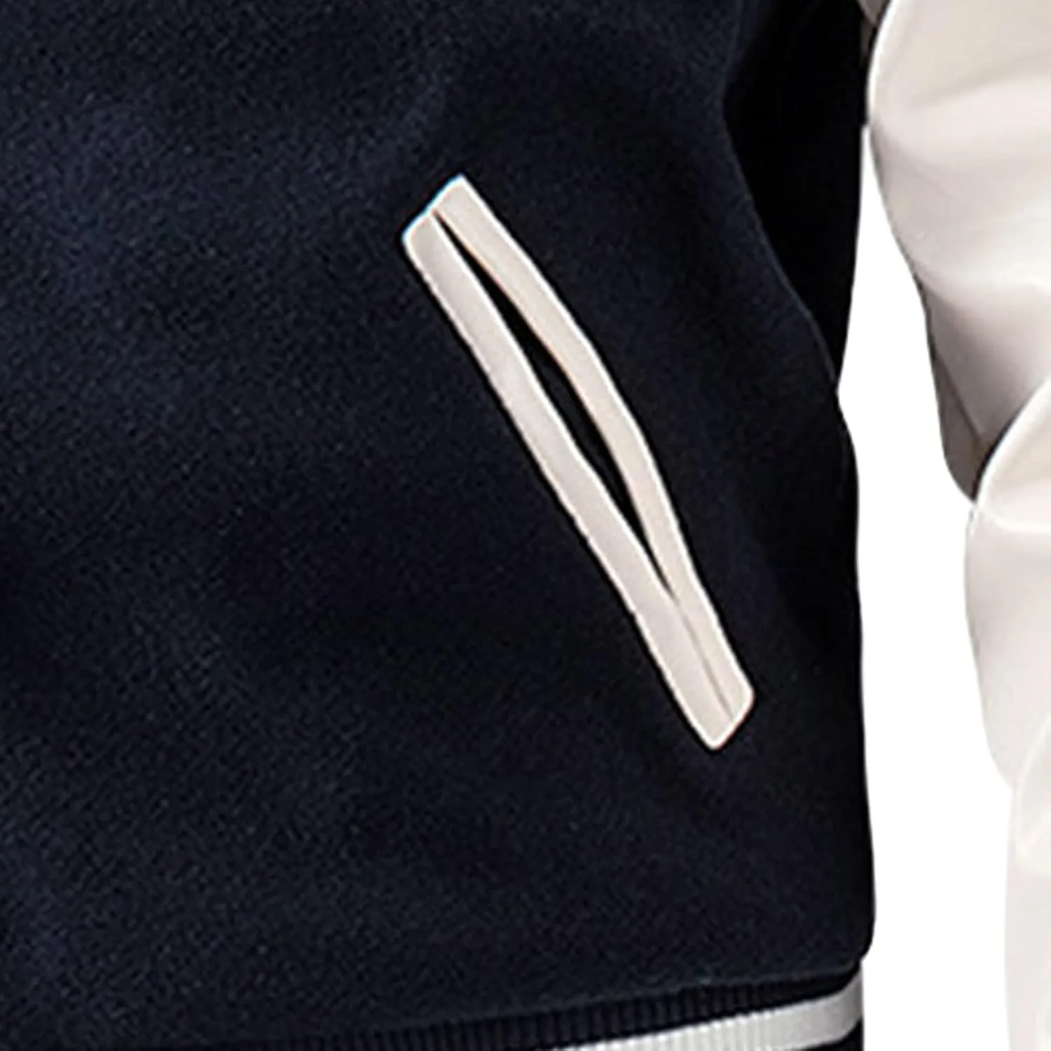 Maiyifu-GJ Men's Varsity Jackets Casual Fleece Spring Fall Baseball Jacket Slim Fit Long Sleeve Cotton Bomber Jacket