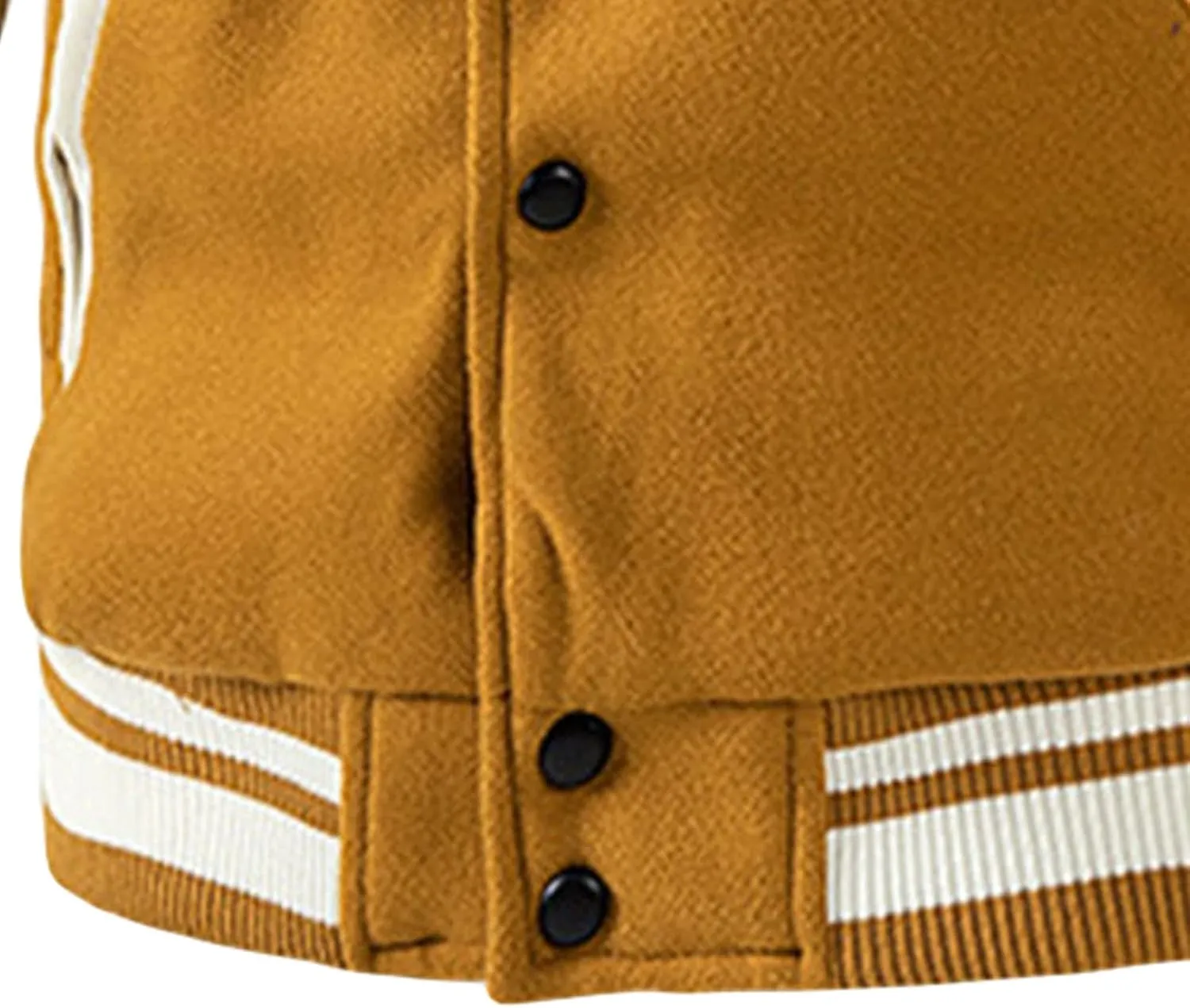 Maiyifu-GJ Men's Varsity Jackets Casual Fleece Spring Fall Baseball Jacket Slim Fit Long Sleeve Cotton Bomber Jacket