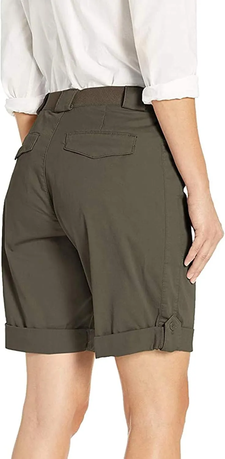 Maryia Womens Comfy Hot Shorts Distressed High Waisted Stretchy Drawstring Casual Solid Beach Cargo Denim Jeans